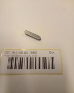 Parallel key 6x6x30mm with round ends